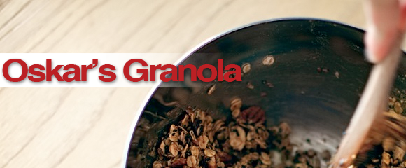 Nutritious, preservative-free granola.